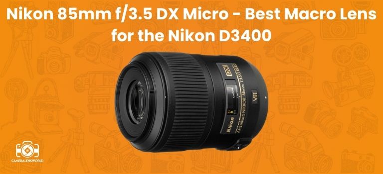 Nikon 85mm f_3.5 DX Micro - Best Macro Lens for the Nikon D3400