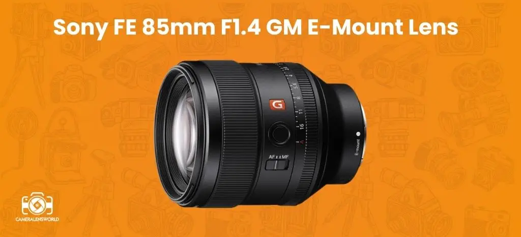 Sony FE 85mm F1.4 GM E-Mount Lens