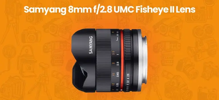 samyang 8mm f2.8 UMC Fisheye II lens